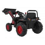 Elektrický traktor/bager - červený